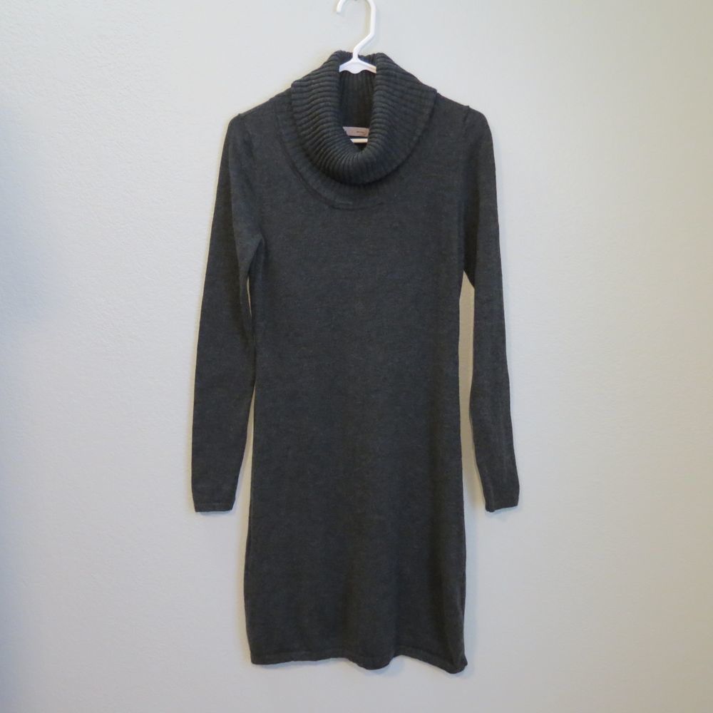 Athleta Merino Wool Cowl Neck Sweater Dress
